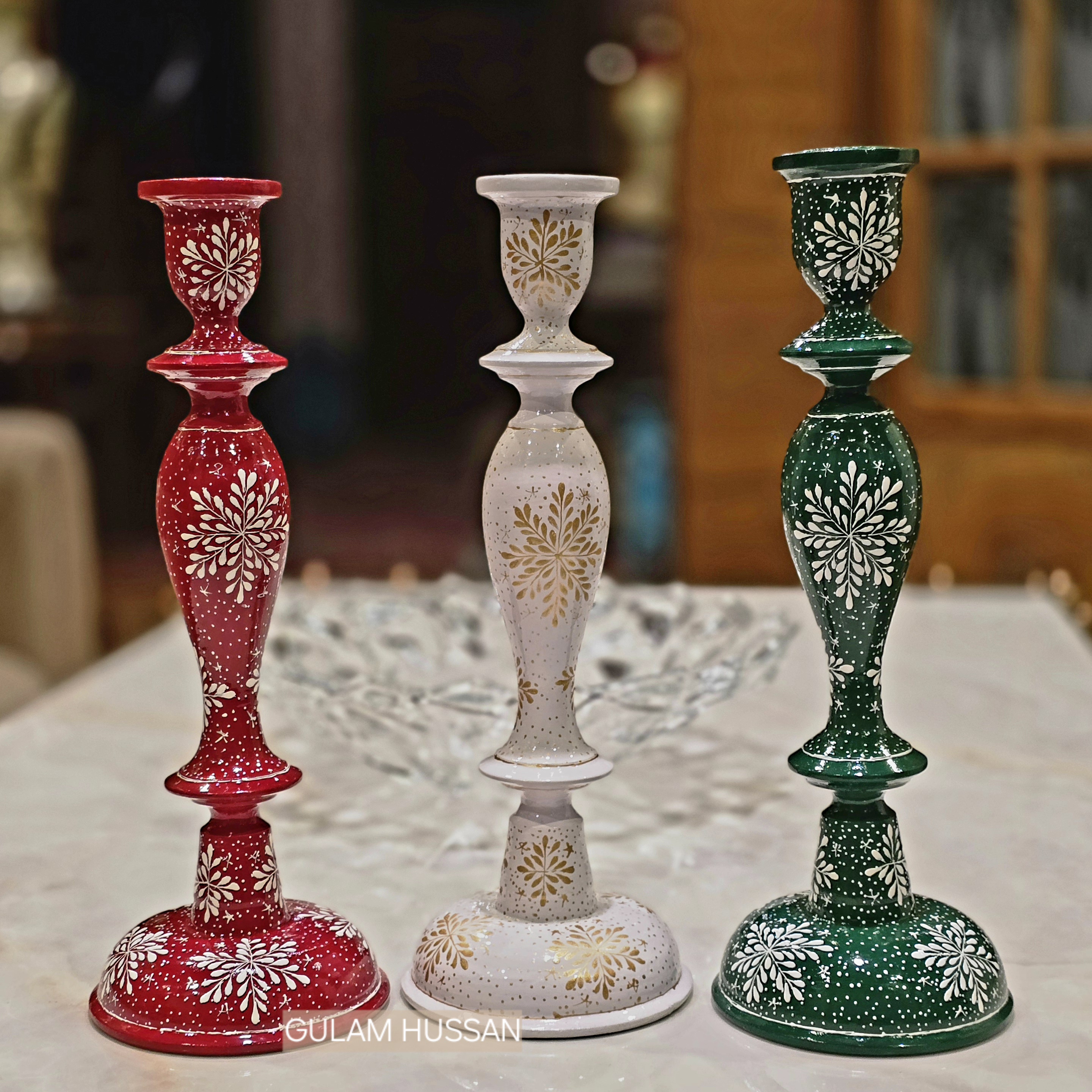 Hand Painted Candle Sticks